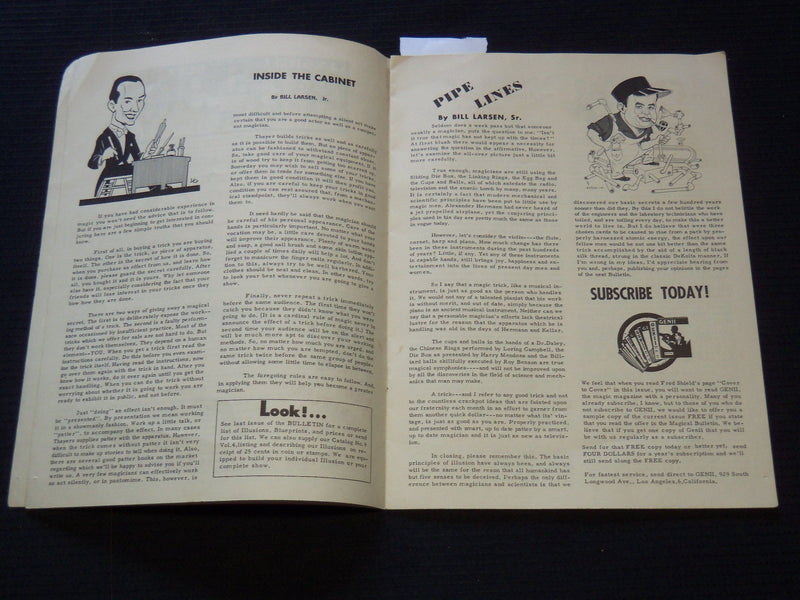 1948 FALL THAYERSS MAGICAL BULLETIN VOLUME 13 ISSUE NO. 2 - GODFREY - SP 3253M