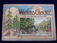 1920'S 34 VIEWS HISTORY OF WATKINS GLEN NEW YORK BOOK - GREAT PHOTOS - J 1876