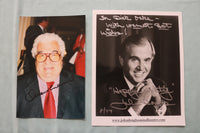 CELEBRITY AUTOGRAPHED PHOTOS - LOT OF 12 - K 2555