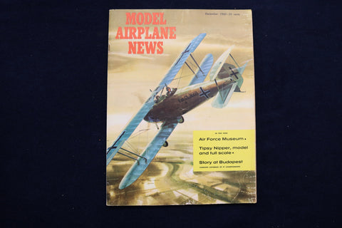 1960 DEC MODEL AIRPLANE NEWS MAGAZINE - HANNOVERANER BIPLANE COVER - E 11558