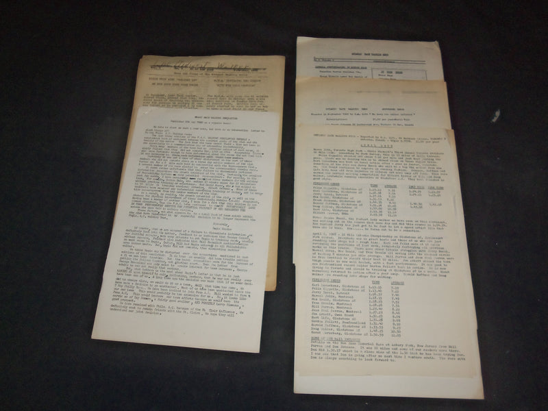 1960's-1970's VARIOUS WALKING NEWSLETTERS - LOT OF 28 - O 2681E