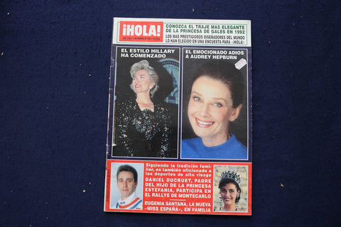 1993 FEBRUARY 4 IHOLA! MAGAZINE - AUDREY HEPBURN - SPANISH COVER - E 23664