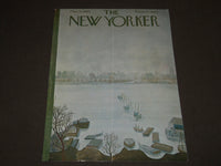 1962 MARCH 31 NEW YORKER MAGAZINE FRONT COVER ONLY - GREAT ART FOR FRAMING