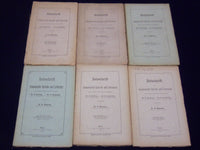 1898-1900 ZEITSCHRIFT FUR FRANZOSISCHE SPRACHE GERMAN MAGAZINE LOT OF 6 - O 2853