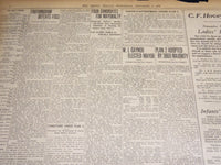 1909 NOVEMBER 3 THE BOSTON HERALD - GOV. DRAPER RE-ELECTED W. J. GAYNOR - BH 393
