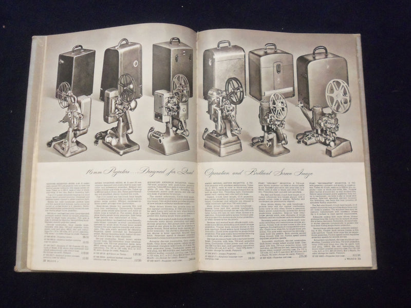 1949 MONTGOMERY WARD PHOTOGRAPHIC CATALOG - HARDCOVER - R 96O