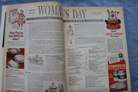 1946 FEBRUARY WOMAN'S DAY MAGAZINE - GREAT COVER, ARTICLES & ADS - ST 1000P