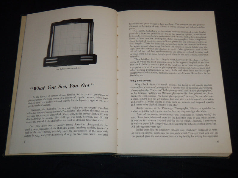 1953 ROLLEI PHOTOGRAPHY HANDBOOK BY JACOB DESCHIN - CAMERA - KD 4670N