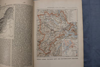 1902-1910 GEOGRAPHISCHES LEXIKON DER SCHWEIZ MAGAZINE- MAPS - LOT OF 19- O 3909