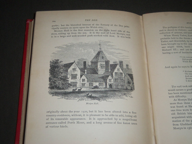 1892 THE RIVER DEE BY J. S. HOWSON HARDCOVER BOOK - KD 4220