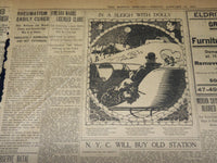 1907 JANUARY 18 THE BOSTON HERALD - THOUSANDS KILLED IN KINGSTON HORROR - BH 325