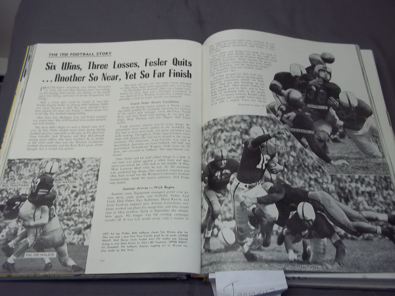 1951 MAKIO THE OHIO STATE UNIVERSITY YEARBOOK - VIC JANOWICZ BUCKEYES - YB 1719
