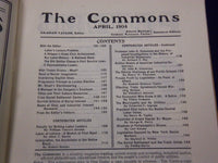 1904 THE COMMONS INDUSTRIAL JUSTICE MAGAZINE LOT OF 3 ISSUES - O 2836