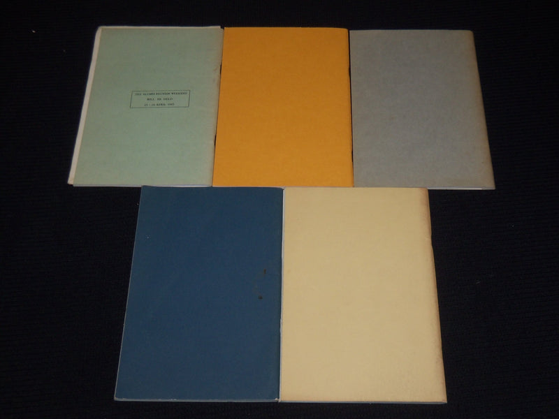 1962-1967 PRINCETON UNIVERSITY GRADUATE PROGRAM DIRECTORIES LOT OF 5 - J 9905