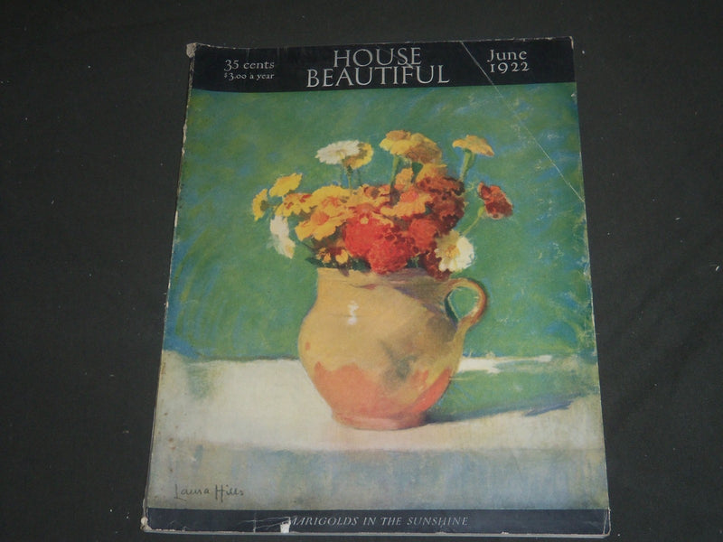 1922 JUNE THE HOUSE BEAUTIFUL MAGAZINE - GREAT PHOTOS & ADS - ST 576