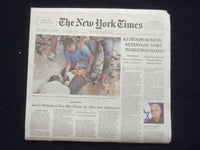 2023 OCTOBER 31 NEW YORK TIMES - TROOPS MOVE IN, NETANYAHU VOWS TO DESTROY HAMAS