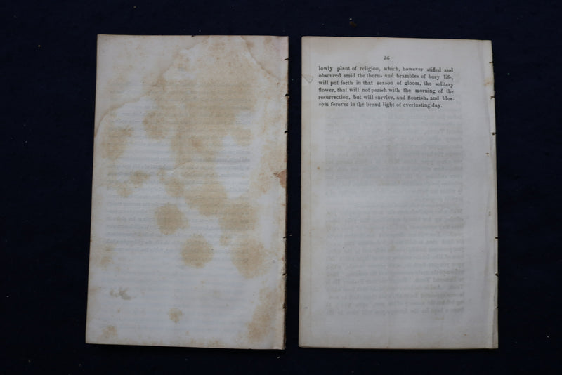 1839-40 PHILOMATHEAN SOCIETY MT. SAINT MARY'S COLLEGE SOFTCOVER -LOT OF 2- K 849