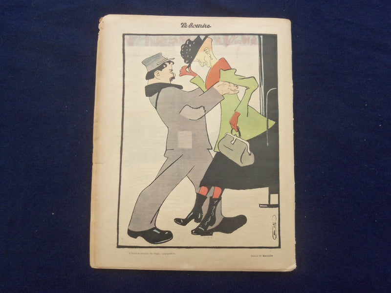 1905 JAN 28 LE SOURIRE MAGAZINE - ILLUSTRATED COMEDY - FRENCH TEXT - SP 4866U
