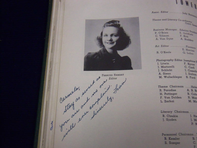 1944 TOWER JERSEY CITY NEW JERSEY STATE COLLEGE YEARBOOK - GREAT PHOTOS - YB 720
