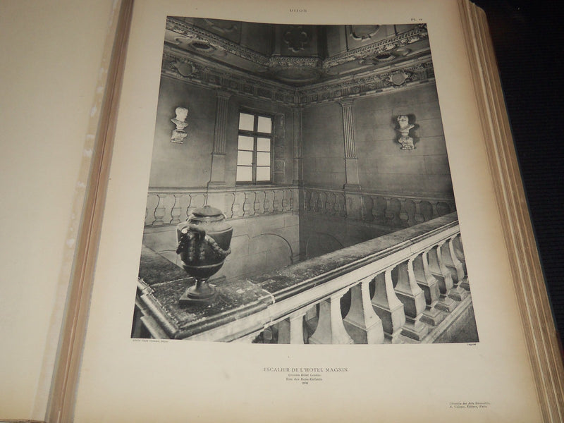 1909 ARCHITECTURE ET DÉCORATION XVIIE–XVIIIE SIÈCLES À DIJON DESHAIRS - Z 262