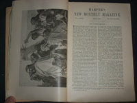1886 HARPER'S MONTHLY MAGAZINE - LOT OF 12 - COMPLETE YEAR - WR 688A