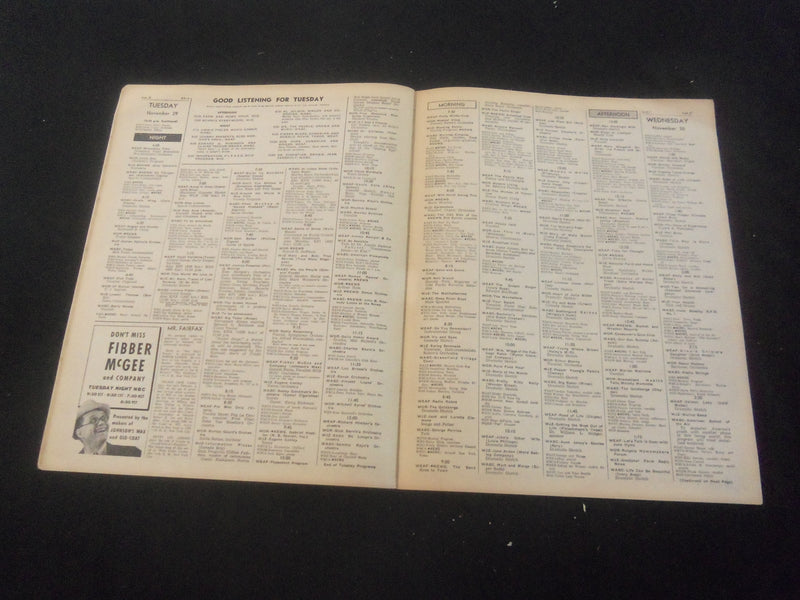1938 DECEMBER 3 RADIO GUIDE MAGAZINE - LAURITZ MELCHIOR COVER - SP 9517R