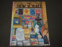 1964 JANUARY 4 NEW YORKER MAGAZINE FRONT COVER ONLY - GREAT ART FOR FRAMING