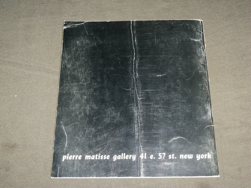 1960 MANUEL RIVERA RECENT PAINTINGS EXHIBITION SOFTCOVER BOOK - J 7104