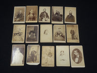 1800'S REAL PHOTOS - 69 PHOTOS - 2 1/4