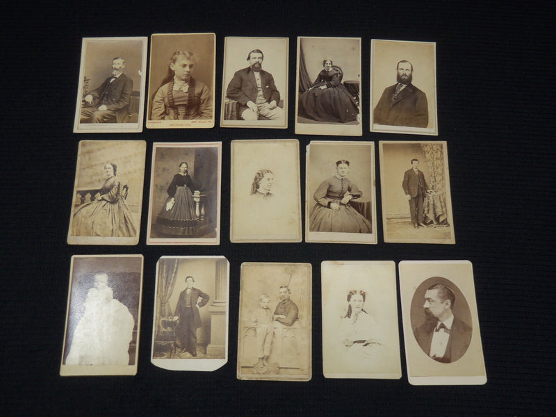 1800'S REAL PHOTOS - 69 PHOTOS - 2 1/4