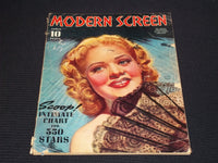 1940 APRIL MODERN SCREEN MAGAZINE - ALICE FAYE FRONT COVER - E 15667