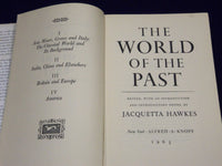 1963 THE WORLD OF THE PAST BY JACQUETTA HAWKES LOT OF 2 VOLUMES - KD 3572