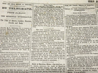 1865 SEPTEMBER 27 THE EVENING POST NEWSPAPER - WIRZ - PRIZE FIGHT - NP 4957