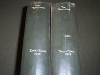 1913 THE BELLMAN MAGAZINE BOUND VOLUME LOT OF 2 COMPLETE YEAR - PHOTOS - R 423