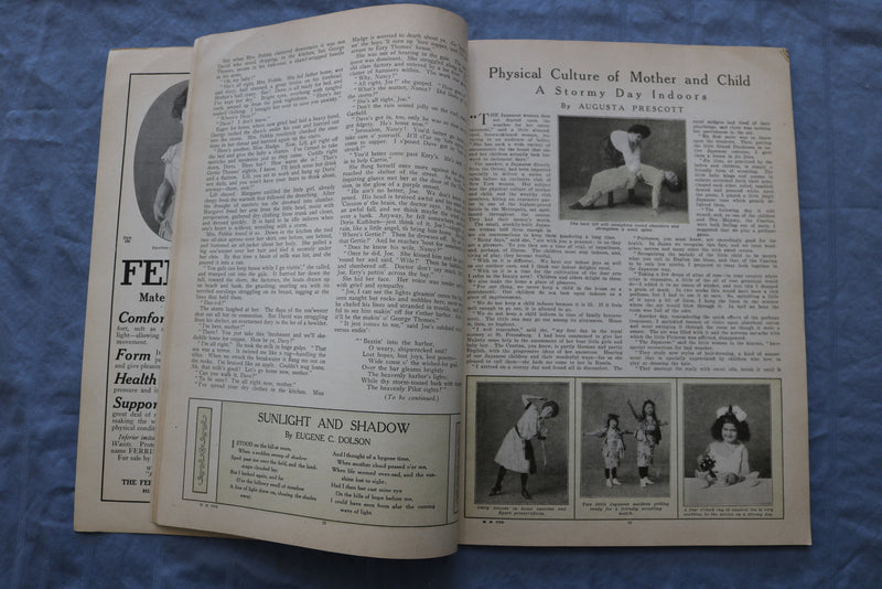 1909 FEBRUARY THE MOTHER'S MAGAZINE - GREAT ILLUSTRATIONS & STORIES - ST 1000J
