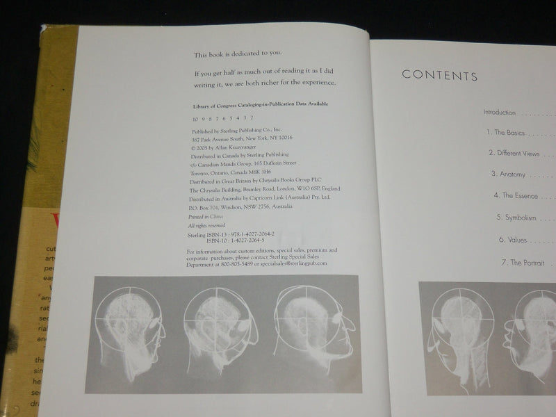 2005 SECRETS TO DRAWING HEADS HARDCOVER BOOK BY ALLAN KRAAYVANGER - I 1958