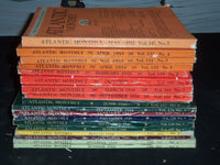 1931-1948 THE ATLANTIC MONTHLY MAGAZINE-LOT 18 ISSUES-STORIES & ARTICLES-WR 1364