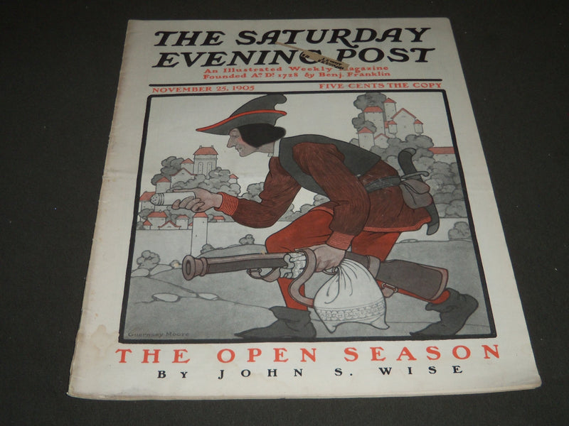 1905 NOVEMBER 25 THE SATURDAY EVENING POST MAGAZINE - OPEN SEASON - SP 792