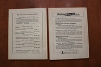 1945-1955 PSYCHOLOGICAL ABSTRACTS MAGAZINE - LOT OF 6 - O 3920