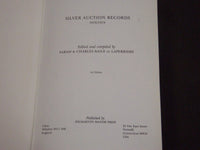 1978/1979 SILVER AUCTION RECORDS BY LAPERRIERE BOOK 3RD EDITION - KD 3703