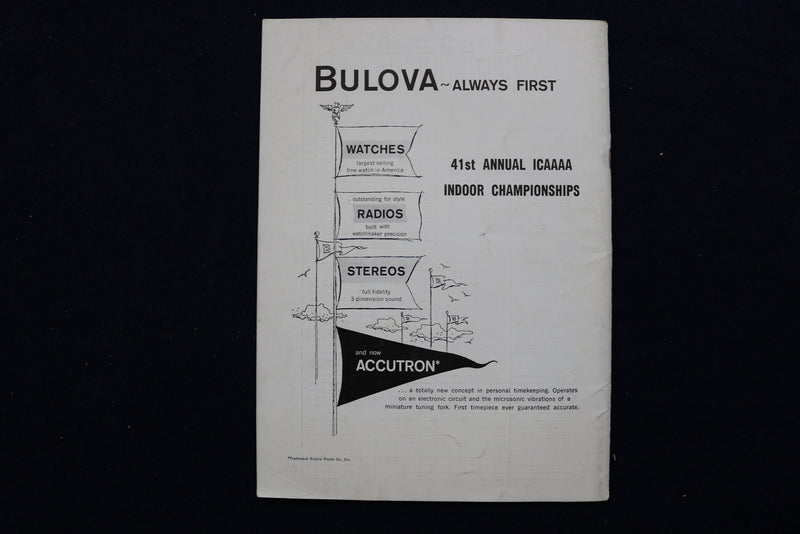1962 MARCH 10 ICAAAA PROGRAM MAGAZINE - DICK EDMUNDS COVER - E 11929