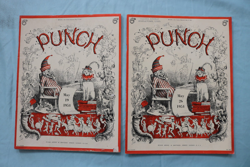 1954 PUNCH MAGAZINE - LOT OF 25 - O 3970