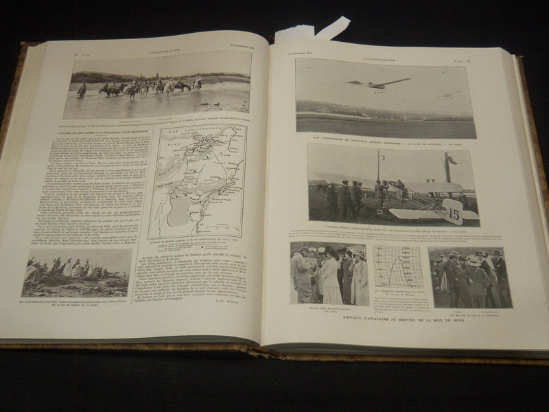 1910 JULY-DECEMBER L'ILLUSTRATION FRENCH MAGAZINE BOUND VOLUME