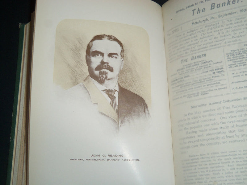 1905-1906 THE BANKER MAGAZINE OF PENNSYLVANIA BI-MONTHLY BOUND VOLUME - KD 5552