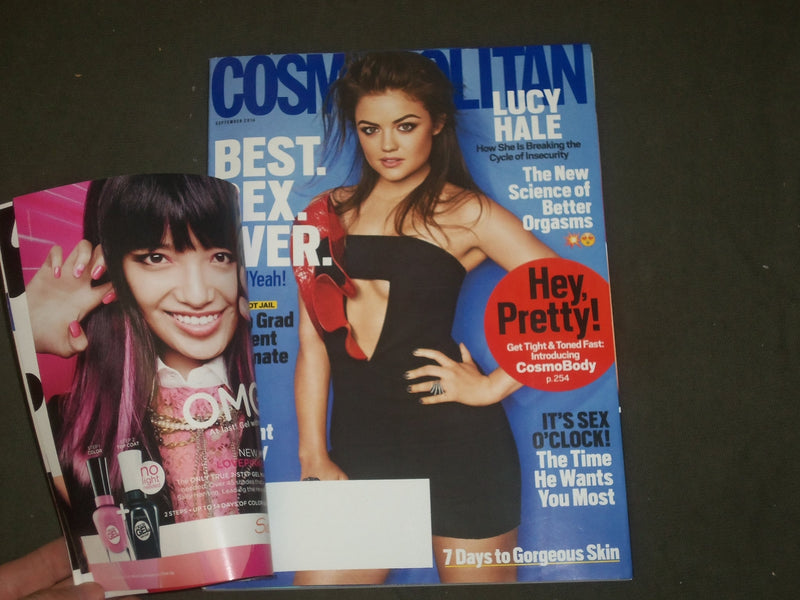 2014 SEPTEMBER COSMOPOLITAN MAGAZINE - LUCY HALE - B 1254