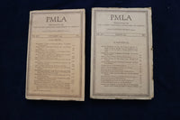 1929-1930 PUBLICATIONS OF THE MODERN LANGUAGE ASSOC. OF AMERICA-LOT OF 6-O 3415