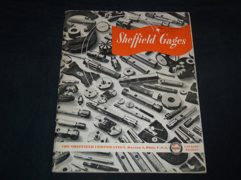 1952 SHEFFILD GAGES CATALOG FG-5253 - DAYTON OHIO - J 8152