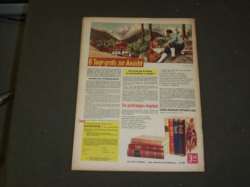 1956 SEP STAR REVUE (GERMAN) MAGAZINE-NICE COVER, PHOTOS, ARTICLES & ADS -B 3966