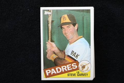 STEVE GARVEY 1985 TOPPS BASEBALL CARDS - CARD #450 - NM-MT - LOT OF 55 - #45