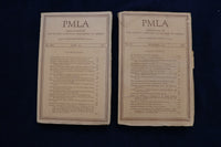 1929-1930 PUBLICATIONS OF THE MODERN LANGUAGE ASSOC. OF AMERICA-LOT OF 6-O 3415